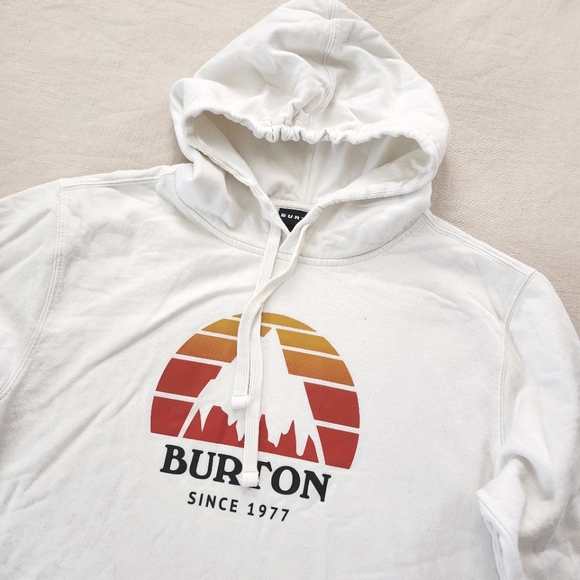 Other - Burton white hoodie sweater medium